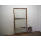 taI0184*[H174cm×W88,5cm]* Showa Retro . дизайн стекло. старый дерево рамка-оправа раздвижная дверь * старый двери стекло дверь старый дом в японском стиле . материал б/у жилье M сосна 