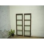 taI0197*(2)[H107cm×W33,5cm]×2 листов * есть дефект * лист стекло. автомобиль Be . старый дерево рамка-оправа. двустворчатая дверь *. павильон двери стекло дверь retro античный L.1