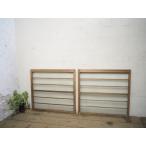 taI0818*[H65cm×W70cm]×2 листов * Vintage * ретро старый дерево рамка-оправа стекло дверь * двери окно стекло рама старый дом в японском стиле блок дом строительство материал интерьер L внизу 