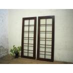 taj0034*(4)[H109cm×W40,5cm]×2 листов * замечательный .. дизайн. дерево рамка-оправа стекло дверь * двери рама окно стекло дверь . звук Cafe . материал преобразование L внизу 