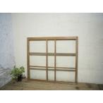 taJ0259*[H94cm×W107cm]* ретро тест ... старый дерево рамка-оправа стекло дверь * двери раздвижная дверь окно стекло рама магазин инвентарь Cafe смешанные товары магазин retro L внизу 