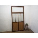 taJ0635*[H176,5cm×W88,5cm]* Vintage * симпатичный дизайн стекло. старый из дерева раздвижная дверь * двери keyaki раздвижная дверь вход дверь retro Taisho ..M сосна 