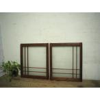 yuK0267*(2)[H61cm×W52cm]×2 листов * маленький .. размер. ретро старый из дерева стекло дверь * старый двери раздвижная дверь комплект . умение маленькое окно Akira . брать . античный A внизу 