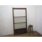 taK0373*(3)[H143cm×W75cm]* ретро тест ... старый из дерева стекло дверь * двери раздвижная дверь рама строительный материал старый дом в японском стиле Cafe античный L внизу 