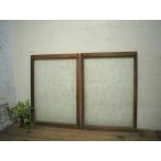 taK0701*[H91,5cm×W65,5cm]×2 листов * Showa Retro . дизайн стекло. старый из дерева стекло дверь * двери раздвижная дверь маленькое окно рама Cafe Vintage L внизу 