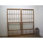 taK0932*(2)[H177,5cm×W87,5cm]×2 листов * дизайн стекло ввод. ретро раздвижные двери shoji дверь * старый двери стекло дверь раздвижная дверь старый дом в японском стиле . павильон отель идзакая бар M сосна 