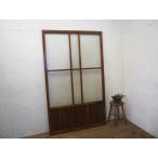 taM0409*(2)[H176cm×W107,5cm]* надежно считая . структура .. большой из дерева стекло дверь * двери раздвижная дверь рама салон оборудование retro Vintage M сосна 