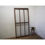 taM0540*[H175cm×W87cm]* Vintage * симпатичный молдинг стекло. старый дерево рамка-оправа дверь * двери ворота рама Cafe смешанные товары закрытый оборудование retro . материал M внизу 