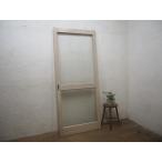 taP0669*[H176,5cm×W75,5cm]* симпатичный белый краска. старый из дерева стекло дверь * старый двери раздвижная дверь рама вход дверь retro античный автомобиль Be M сосна 