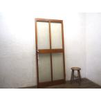 taT0468*[H179,5cm×W79cm]* симпатичный дизайн стекло. старый дерево рамка-оправа дверь * подлинная вещь двери стекло дверь ворота салон retro современный натуральное дерево M внизу 