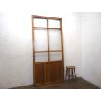 taT0473*[H182,5cm×W85cm]* Showa Retro . тест ... большой из дерева стекло дверь * старый двери раздвижная дверь рама Vintage преобразование M сосна 