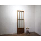 taU0487*[H178cm×W55,5cm]* Vintage * ретро тест ... старый из дерева дверь * двери волна стекло дверь салон . материал старый дом в японском стиле Cafe retro M внизу 