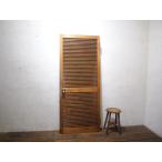 taU0936*(1)[H175,5cm×W72,5cm]* Vintage * жалюзи дизайн. старый из дерева дверь * двери стекло дверь ворота Северная Европа стиль retro M внизу 