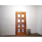 taU0941*[H177,5cm×W80cm]* стекло ввод * retro современный . старый из дерева дверь * двери ворота салон салон lino беж .n Vintage M внизу 