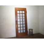 taV0617*[H180cm×W74cm]* Vintage * стекло ввод * ретро большой из дерева дверь * двери стекло дверь одна сторона открытие дверь б/у жилье преобразование M внизу 