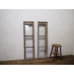 taW1312*[H108(107)cm×W29cm]×2 листов * Vintage * краска. облупленное место . старый из дерева двустворчатая дверь * двери стекло дверь двустворчатая дверь retro автомобиль Be L двор 
