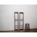 taW1313*[H111,2(110,5)cm×W26(24)cm]×2 листов * Vintage * краска. облупленное место . старый из дерева двустворчатая дверь * двери стекло дверь двустворчатая дверь retro L двор 