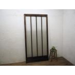 taX0734*[H179cm×W88cm]* античный * тест ... есть большой старый дерево рамка-оправа стекло дверь * старый двери раздвижная дверь вход дверь старый дом в японском стиле воспроизведение б/у жилье retro M внизу 