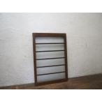yuX1340*[H87,5cm×W60cm]* античный * тест ... есть старый дерево рамка-оправа стекло дверь * двери Akira . брать . рама retro Taisho роман преобразование A двор 