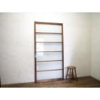 taX1385*[H176cm×W88cm]* Vintage * тест ... есть старый дерево рамка-оправа раздвижная дверь * двери стекло дверь рама б/у жилье преобразование . материал retro M сосна 