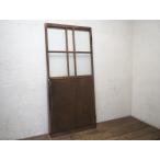 taX1455*[H175,5cm×W80cm]* античный *.... стекло ввод. старый из дерева дверь * старый двери ворота волна стекло дверь retro M двор 