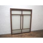 taX1791*(1)[H104cm×W90cm]* материалы * ретро старый дерево рамка-оправа стекло дверь * старый двери рама окно . материал преобразование античный Taisho роман L двор 