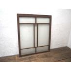 taX1795*(5)[H104cm×W90cm]* материалы * ретро старый дерево рамка-оправа стекло дверь * старый двери рама окно . материал преобразование античный Taisho роман L двор 