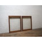 yuY1297*(2)[H55cm×W42,5cm]×2 листов *.... стекло. старый дерево рамка-оправа раздвижная дверь * старый двери волна стекло дверь маленькое окно Akira . брать . старый дом в японском стиле retro античный A двор 