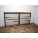 taY1566*(1)[H82cm×W80cm]×2 листов * Vintage * ретро старый дерево рамка-оправа. москитная сетка * старый двери старый мебель магазин инвентарь смешанные товары магазин wall подставка крюк L двор 