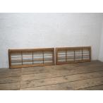yuY1625*(3)[H35cm×W87cm]×2 листов *.... стекло. маленький ... старый из дерева раздвижная дверь * двери волна стекло дверь рама Akira . брать . retro античный A двор 