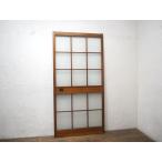 taY1831*[H176,5cm×W88cm]* Showa Retro . дизайн. старый дерево рамка-оправа стекло дверь * двери раздвижная дверь obi дверь старый дом в японском стиле салон блок дом б/у жилье Vintage M сосна 