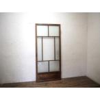 taZ1653*(2)[H172,5cm×W77cm]* античный *.... стекло ввод. старый из дерева дверь * старый двери ворота волна стекло дверь фильм фотосъемка Taisho роман M двор 