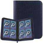 PAKESI Star Card карта файл 4 карман 160 шт. входит PU карта сиденье другой карта . сборник .. Star Card коллекция файл ( голубой )