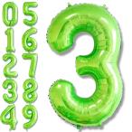 EALIMUN цифра ba Rune большой примерно 80cm aluminium способ судно день рождения украшение ( зеленый, 3)