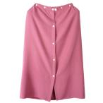 ショッピングラップタオル オルタ(oruTa) ラップタオル 大人用 着丈85cm 3WAY シンプル 吸水速乾 ガーゼ 綿100％ （130×85cm, ボタン調整可, ピン