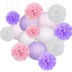 Yolrky бумага фонарь фонарь бумага цветок pompon party украшение день рождения свадьба праздник оборудование орнамент ( белый )
