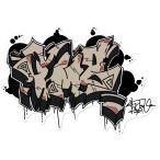  ширина 17cm ( довольно большой ) GR2 graffiti Logo 