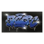 SMB Logo graffiti style POSER синий чёрный 