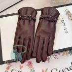羊革 本革手袋 レディース グローブ レザーグローブ レザー手袋 裏起毛 スマホ対応可能 glove バイク手袋 バイクグローブ レーシンググローブ