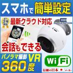 防犯カメラ ネットワークカメラ VR 360° ワイヤレス