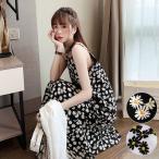 ワンピース レディース ロング 夏 きれいめ 春 春夏 花柄 チュニック キャミワンピ キャミソールワンピース ロングワンピース 上品 キャミワンピース