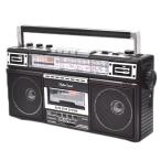 ショッピングレトロ レトロサウンド・ラジオ・カセット・レコーダー RTR-S66 クマザキエイム レトロサウンド ラジオカセットレコーダー ラジカセ KUMAZAKI AIM