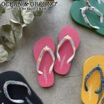 OCEAN&GROUND ビーチサンダル キッズ 女の子 男の子 おしゃれ オーシャン&グラウンド 1814001 子供 ジュニア ビーズ サンダル