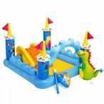  бассейн Inte ks домашний бассейн Family бассейн 57138 детский винил бассейн FANTASY CASTLE PLAY CENTER 185x152x107cm детский бассейн 