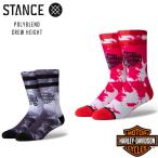 メール便 スタンス ソックス stance socks 靴下 メンズ HARLEY ORTEGA ピンク/ブラック Lサイズ U558D1