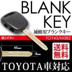 トヨタ ブランクキー 横2ボタン キーレス アリオン/ヴェロッサ/ヴォルツ/ビスタ/マークIIなど 送料無料