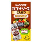 カゴメ　醸熟ソース ミニパック とんかつ　60g（10g×6袋入り）×10個 (爆買)
