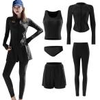  купальный костюм женский Rush Guard 5 позиций комплект body type покрытие раздельный танкини фитнес купальный костюм uv cut Parker майка леггинсы 