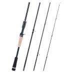  удочка удочка спиннинг bait rod 1.98m/2.1m 4 стержневой 24T карбоновый легкий мобильный удобный compact удилище Chivas искусственная приманка на кальмара автобус рыбалка морская рыбалка пресная вода обе для 