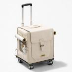 �L �L�����[�P�[�X PU���U�[ �L�����[�o�b�O 3WAY�É�360���_�u���L���X�^�[ 3�i�K�L�k�n���h�� ���b�V���ʋC �L �o�b�O �|�[�^�u���P�[�W ���^���E�L�p
